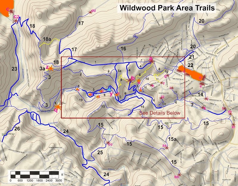 Wildwood Park Trail Map Wildwood And Lynnmere Open Space Area Trails And Descriptions